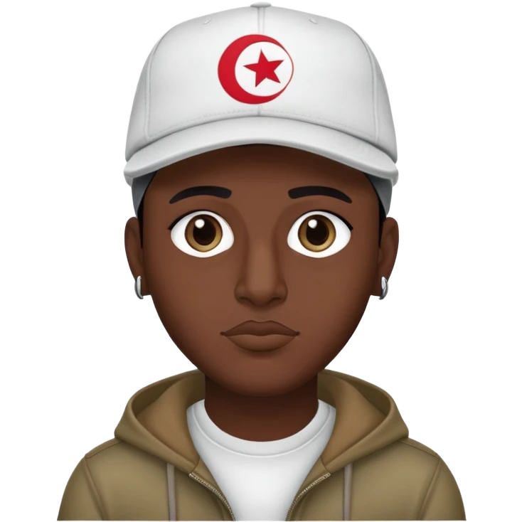 The tunisian rapeur 'stou rr3d'  emoji