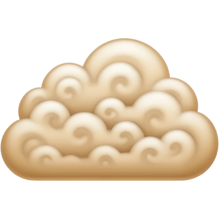 Fog beige being  emoji
