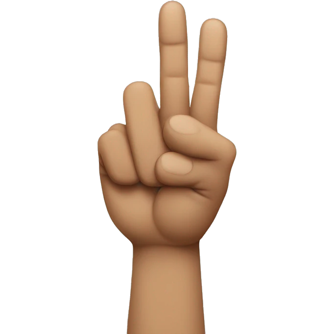 man with crossed fingers emoji