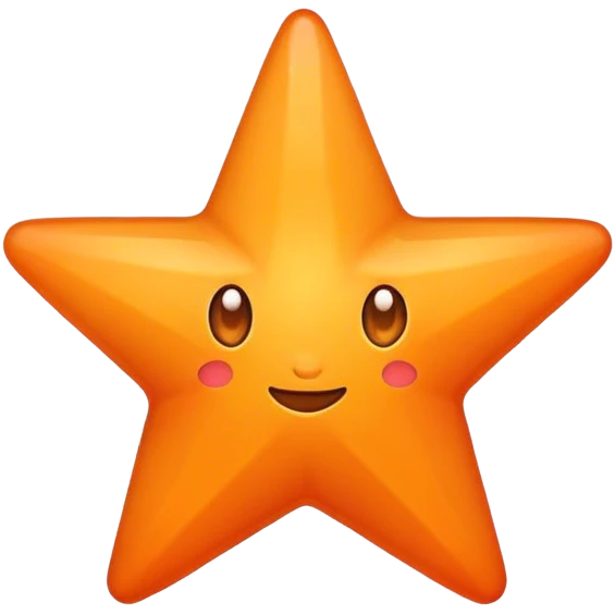 orange star emoji