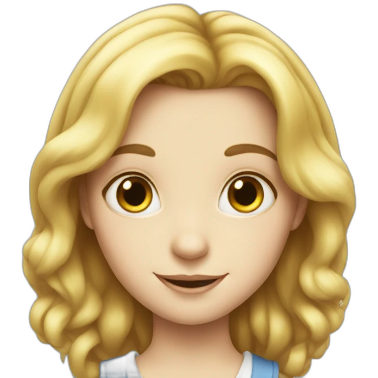 Alice in wonderland emoji