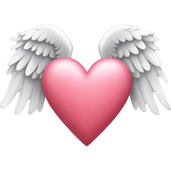 heart with angel wings emoji