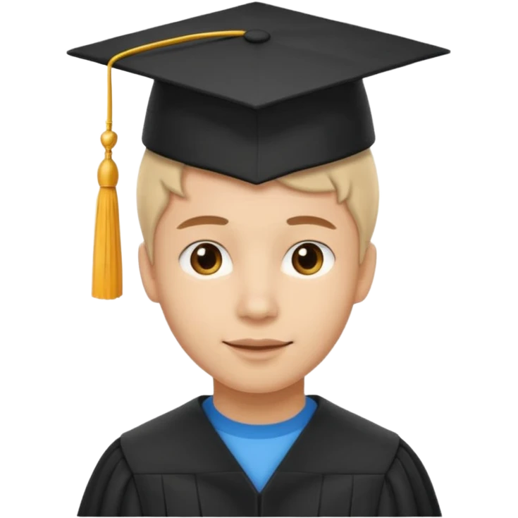 College with graduate hat emoji