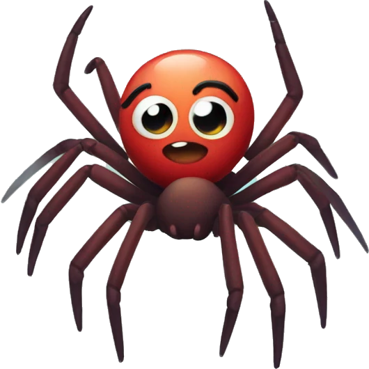 Cute spider  emoji