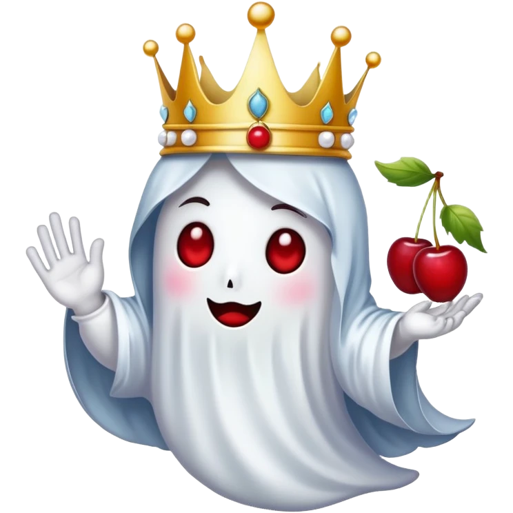 👑👻🌙🍒 emoji