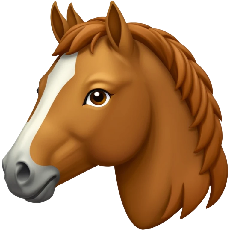 Crie a imagem de um cavalo emoji