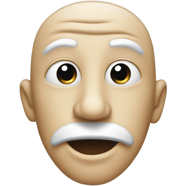 human with big nose emoji
