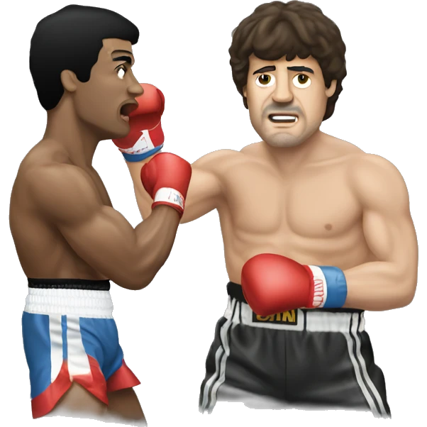 Rocky balboa boxing fightig emoji
