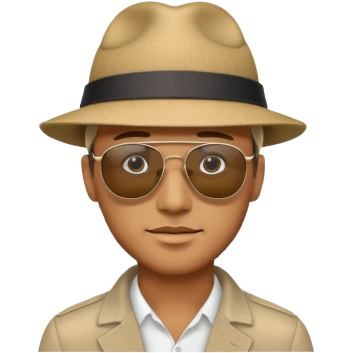 un hombre con una casa blanca emoji