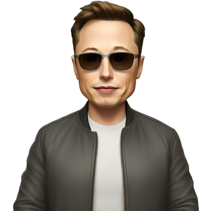 Elon musk in summer  emoji