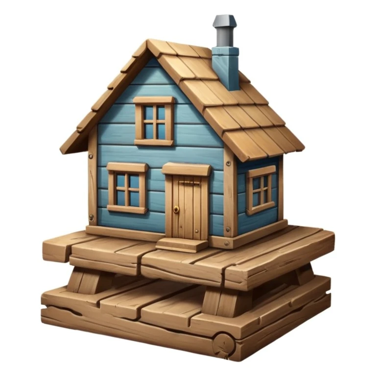 A house on nail emoji