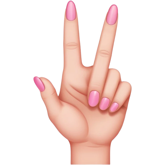 pink middle finger emoji