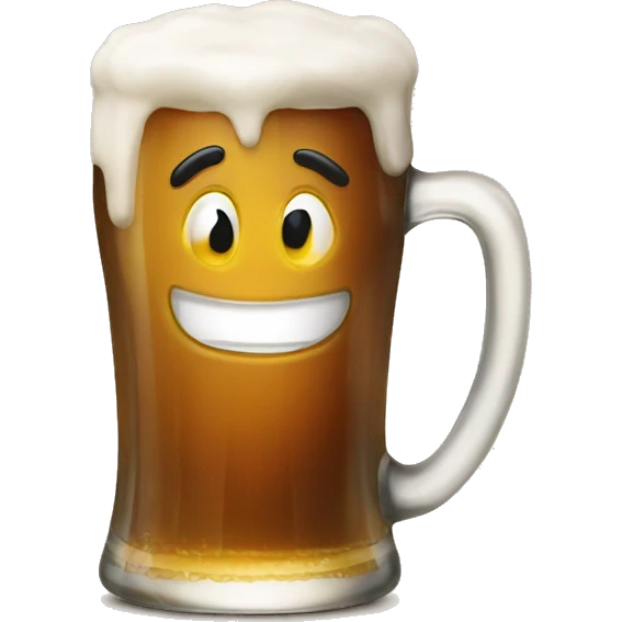 Happy birthday beer emoji