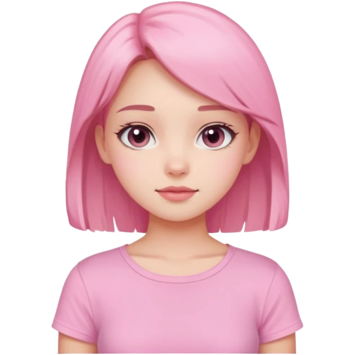An cute Ästhetik pink clean girl emoji