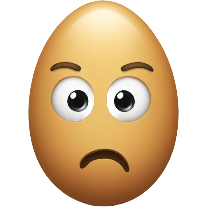 A dangerous egg emoji