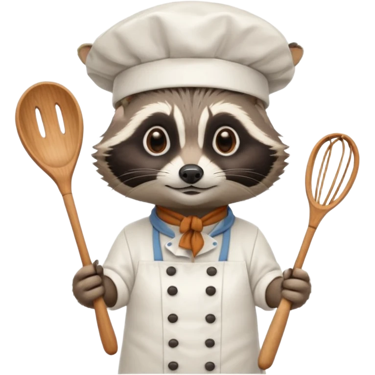 Chef raccoon emoji