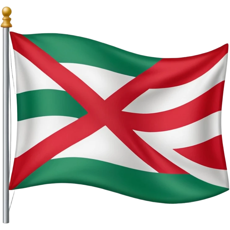 Drapeau basque imoji emoji