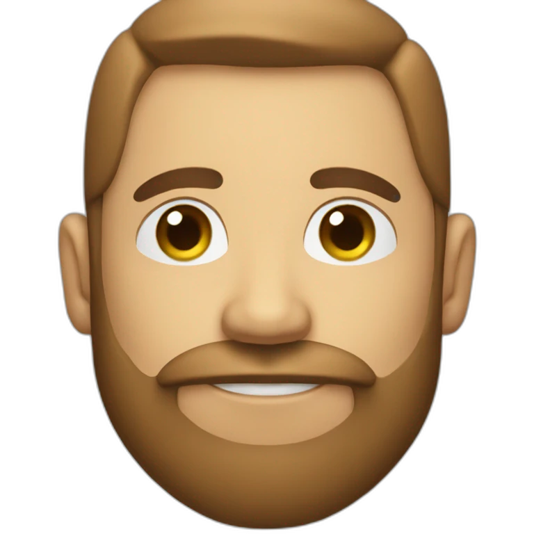 Homme barbu gay emoji