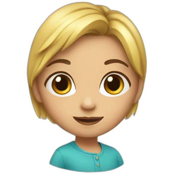 4 years girl emoji