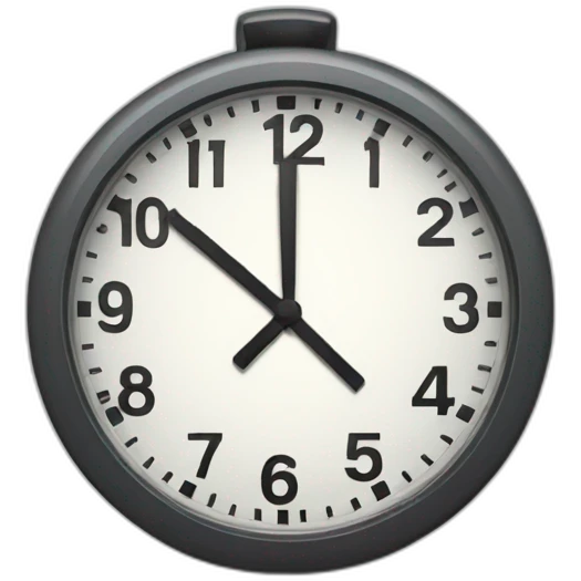 CLOCK ringing emoji