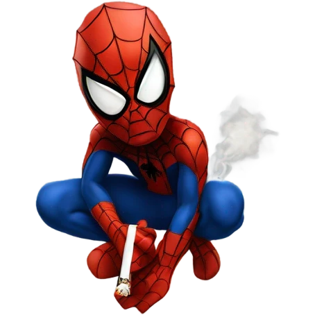 Spiderman cig emoji