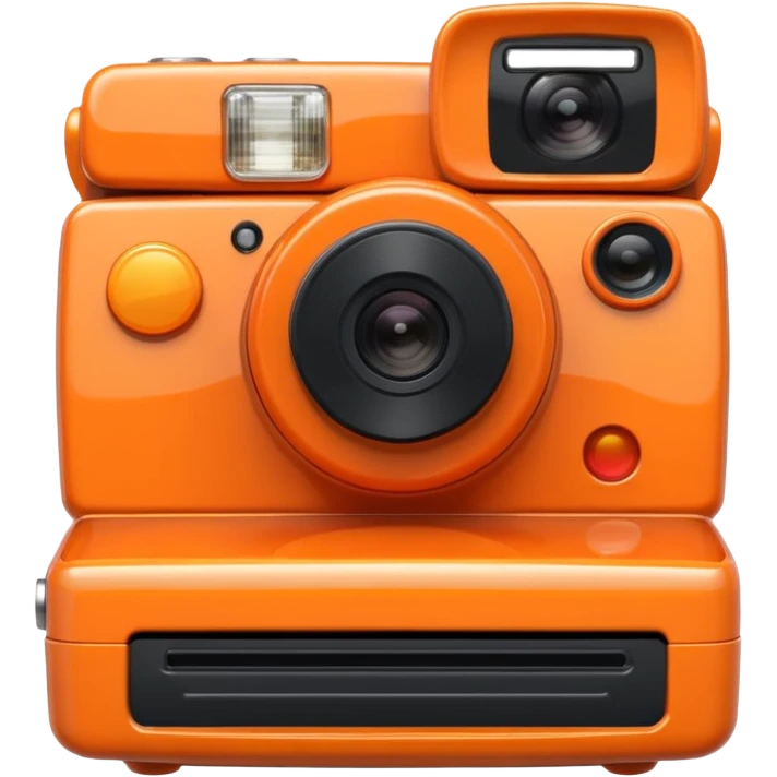 orange Instant Camera emoji