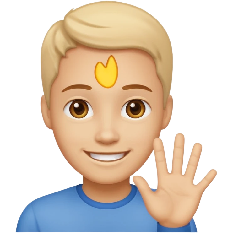 saying hello avatar emoji