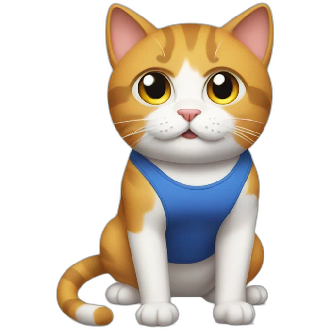 gym cat emoji