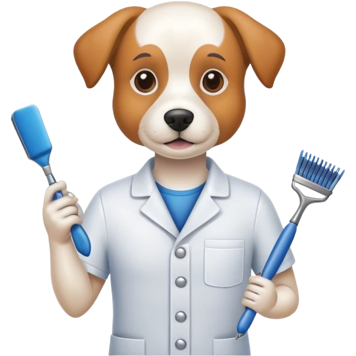 Dog groomer emoji