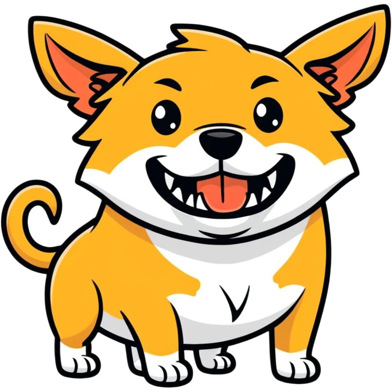 cane che ringhia emoji