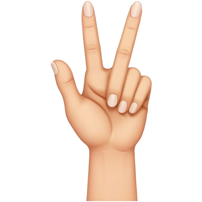 a middle finger emoji