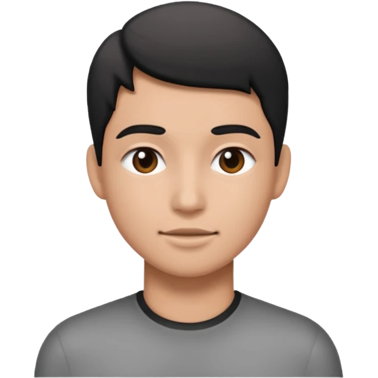 make it in grey scale emoji