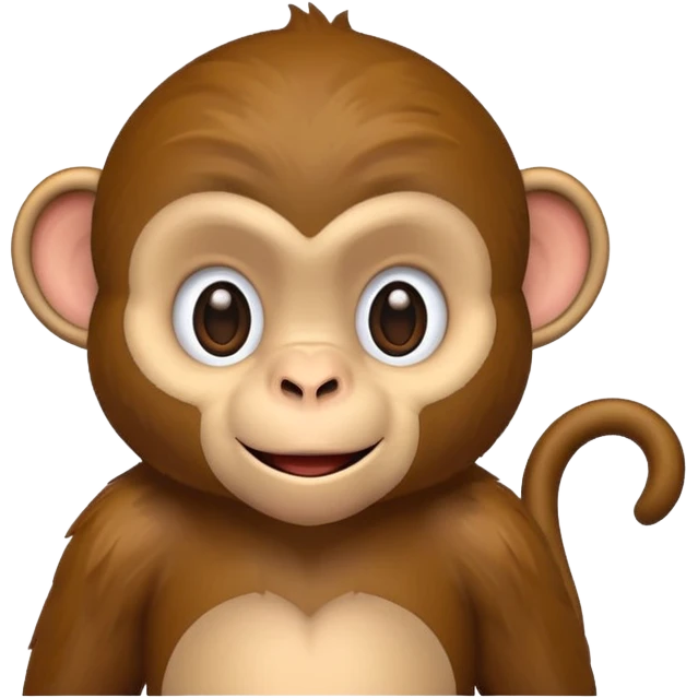 Monkey smirking  emoji