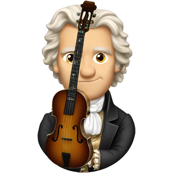 Beethoven big head banjo emoji