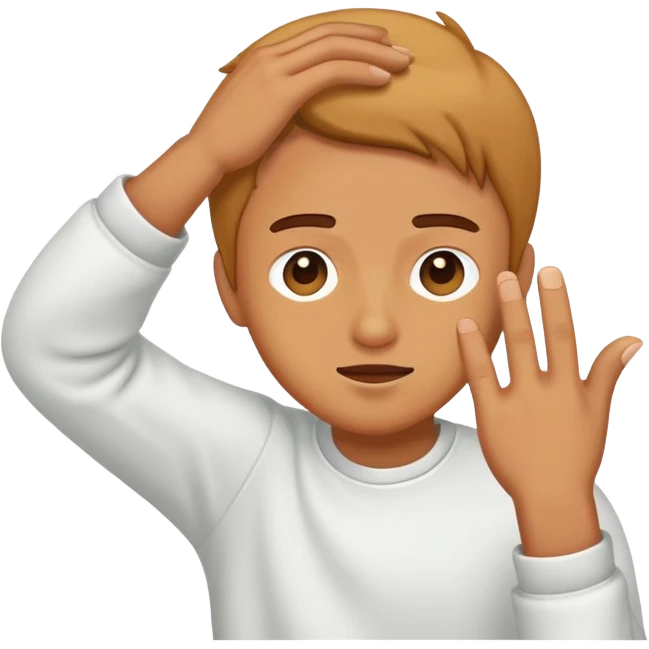 Person dabbing emoji