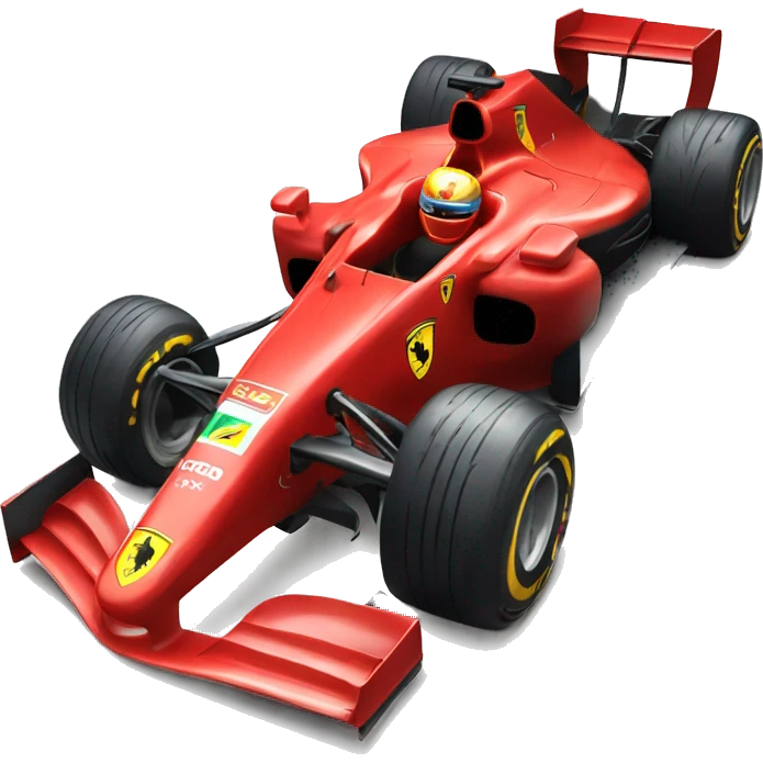 Ferrari formula one car emoji