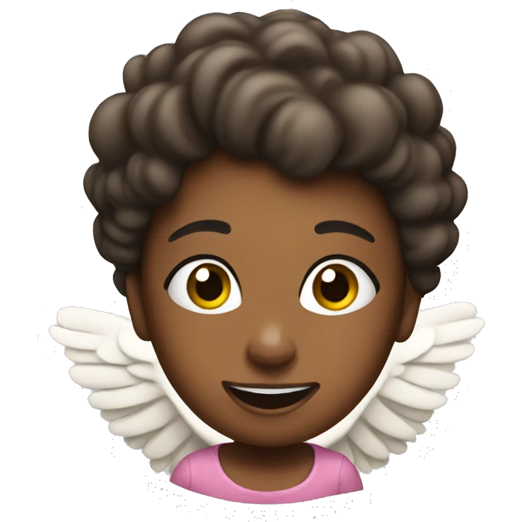 Girl flying with toilet emoji