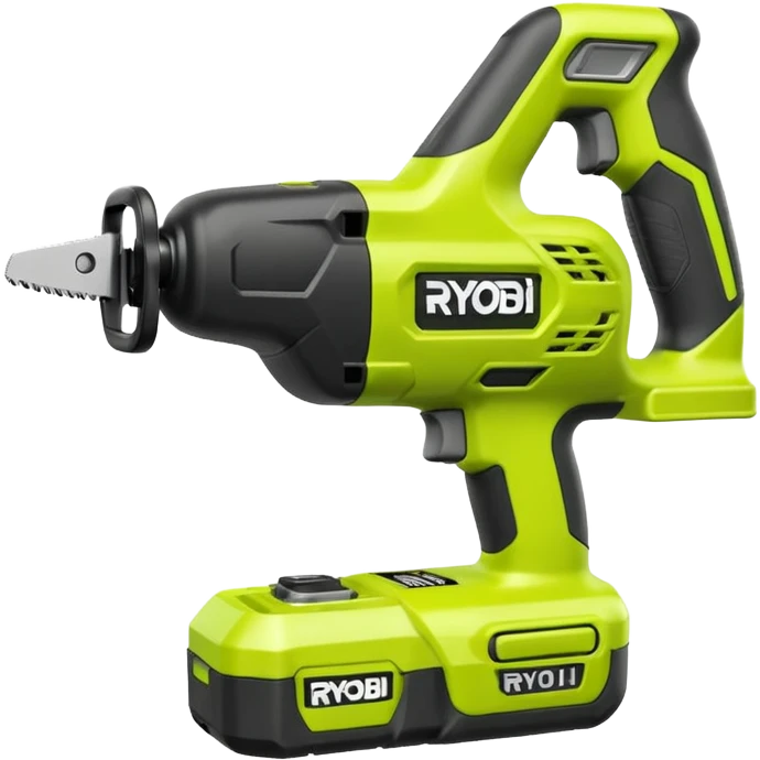 RYOBI ONE+ 18V Cordless Reciprocating saw battery emoji style emoji