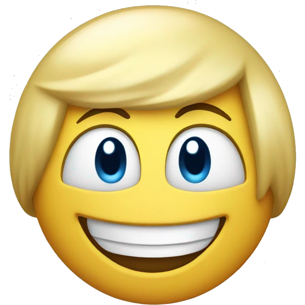 laughing emoji that looks like a smurf emoji