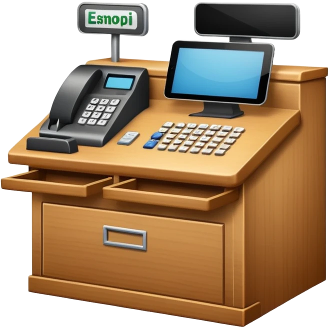empty cashdesk emoji