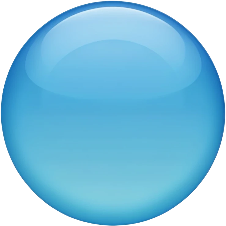 light blue circle with gradient emoji