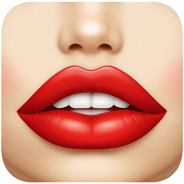 speaking lips emoji