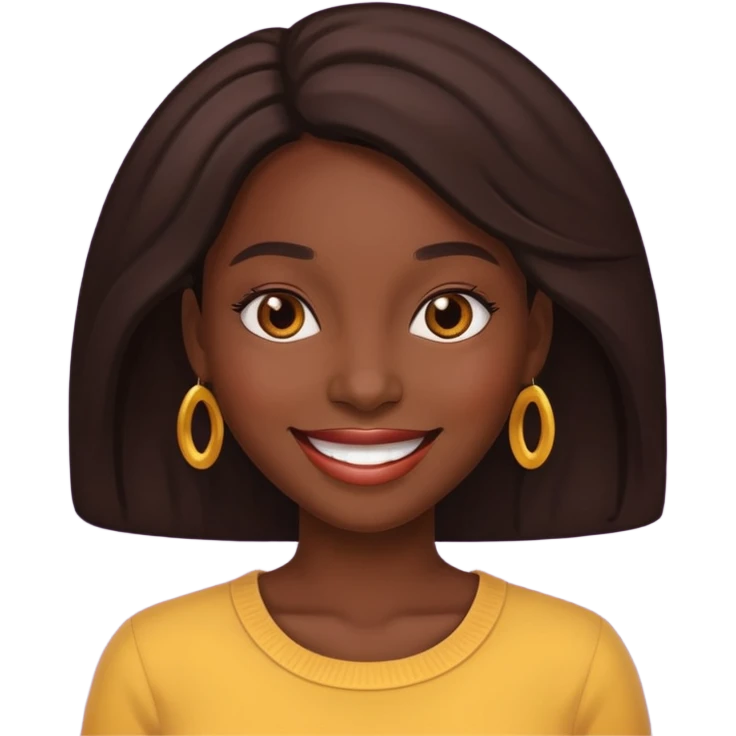 dark skin women emoji