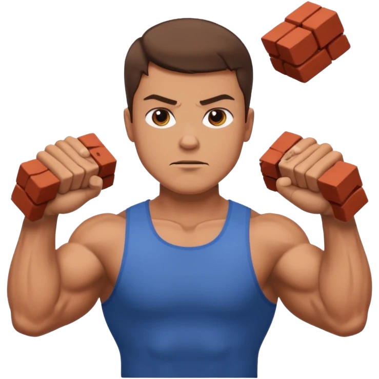 guy throwing brick  emoji