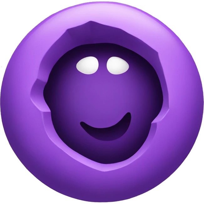 Purple hole emoji