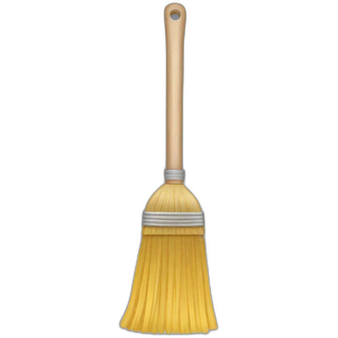 hand broom emoji