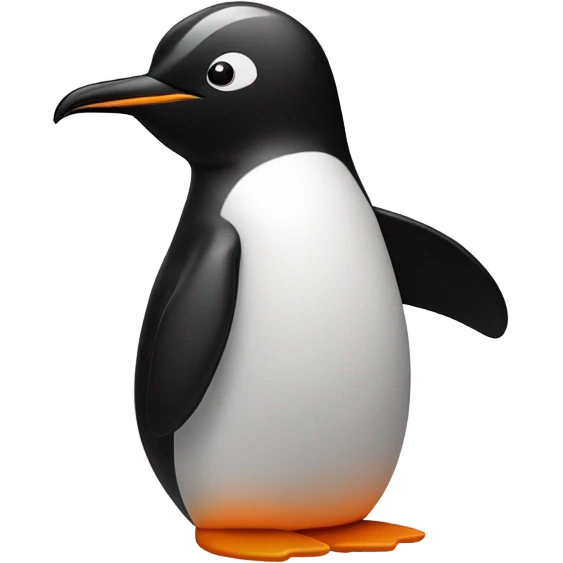 Make blonde boy into a penguin emoji