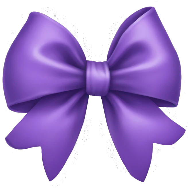 A coquette bow  emoji