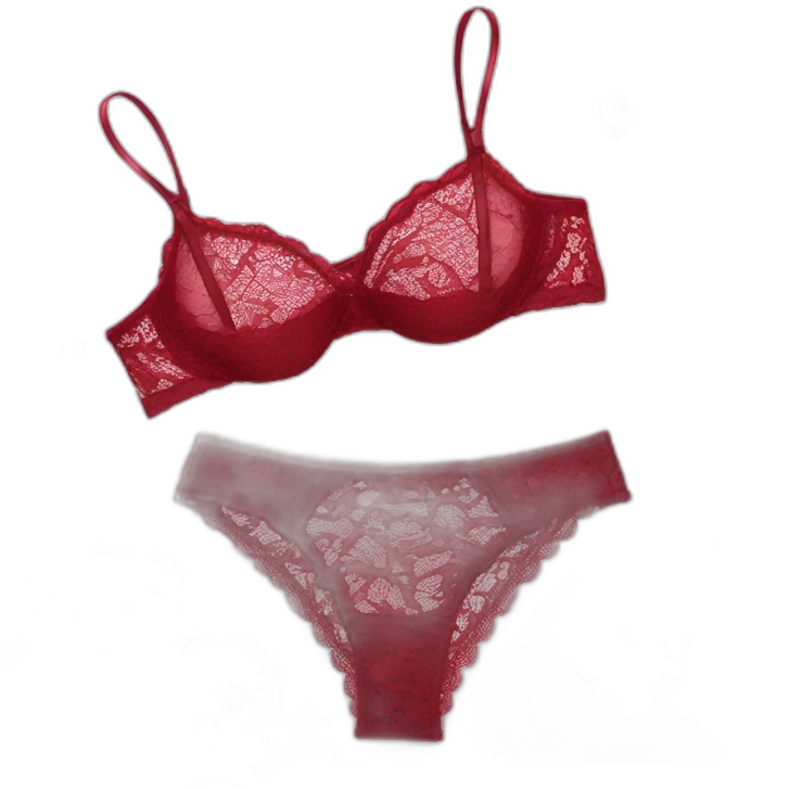 red rose and lace panties emoji