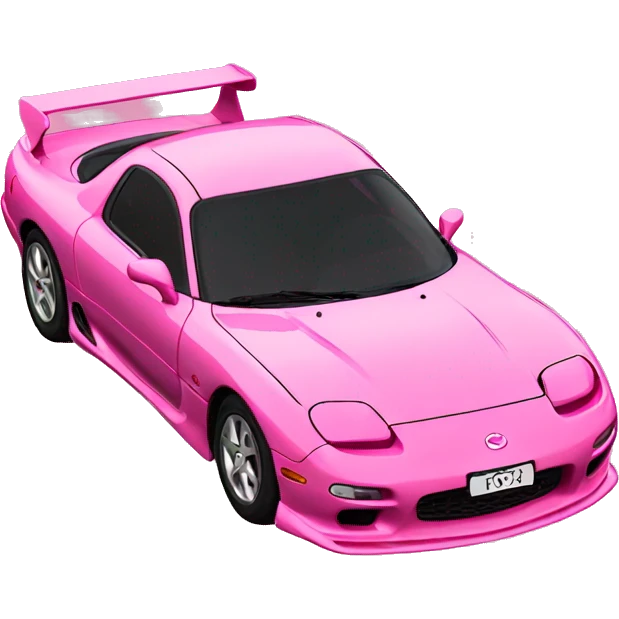 pink mazda rx7 emoji